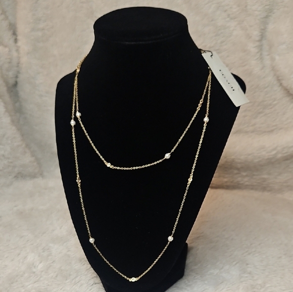 Coach Classic Pearl Long Necklace - Picture 1 of 5